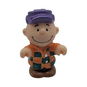 Vintage 1966 Peanuts Charlie Brown Figure United Feature Syndicate Rubber